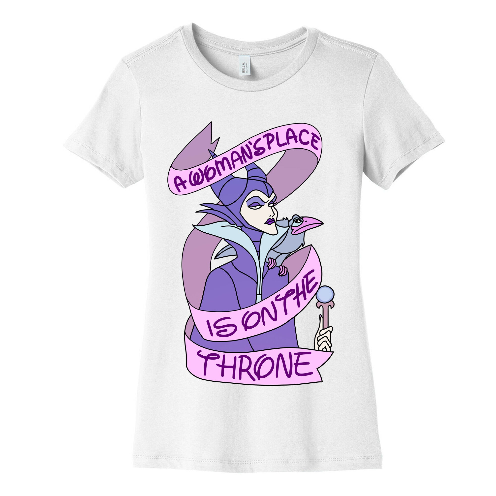 A Woman's Place Is On The Throne Women's Cotton Tee